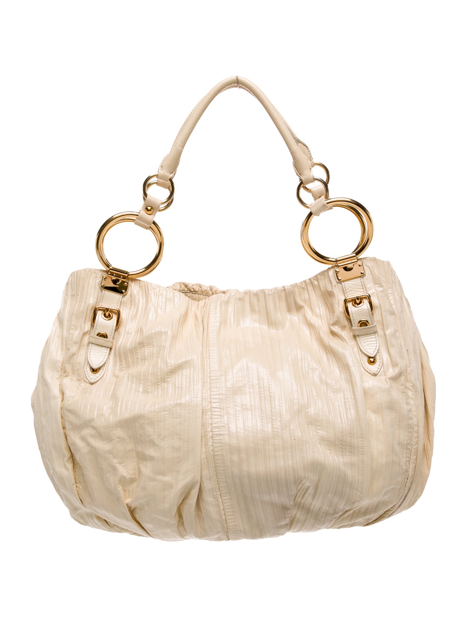 Miu Miu Patent Leather Hobo