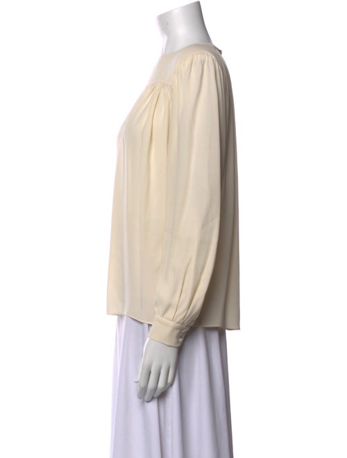 Miu Miu Late 2000's - Early 2010's Scoop Neck Blouse