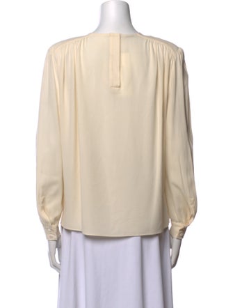 Miu Miu Late 2000's - Early 2010's Scoop Neck Blouse