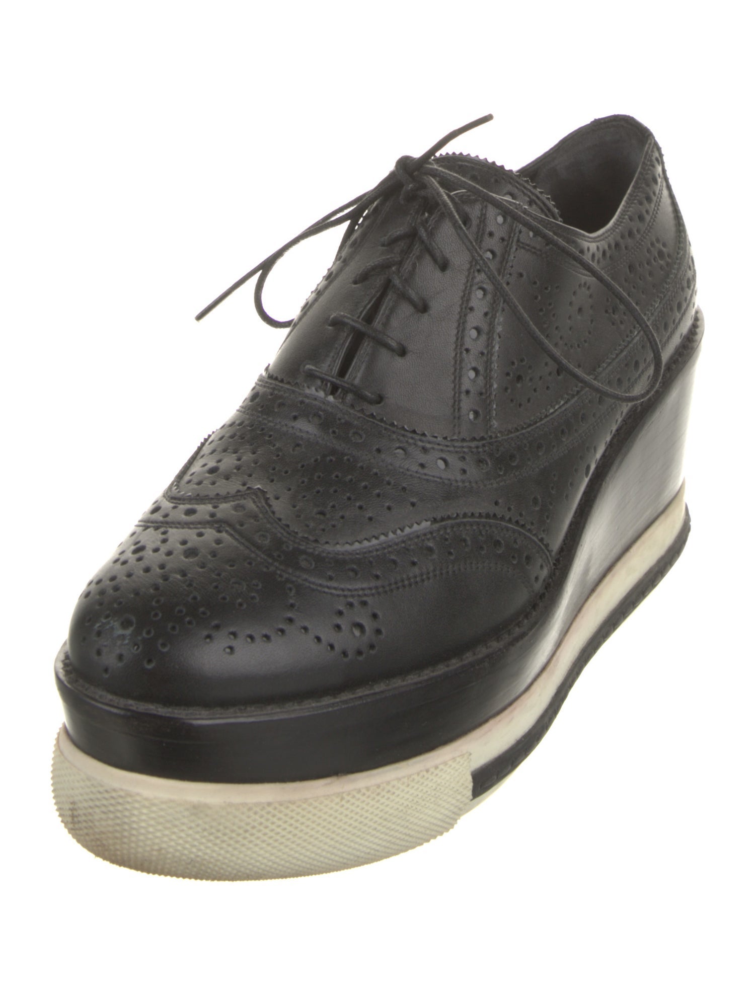 Miu Miu Leather Oxfords