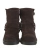 Miu Miu Leather Moto Boots