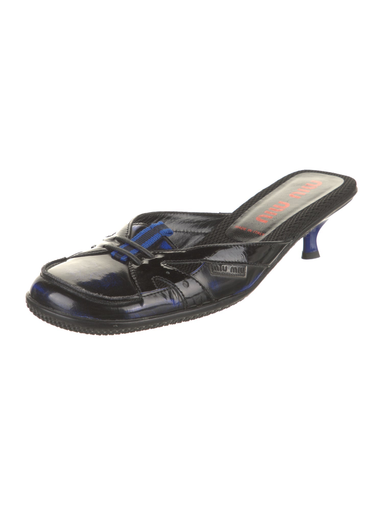 Miu Miu Patent Leather Mules