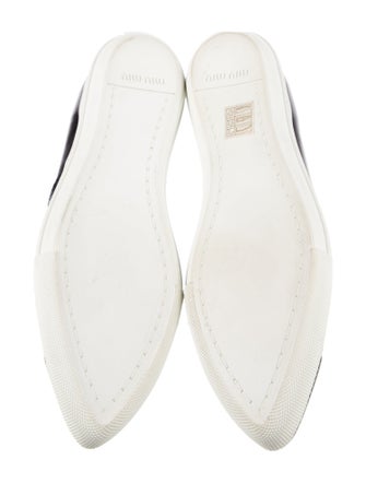 Miu Miu Leather Loafer Sneakers