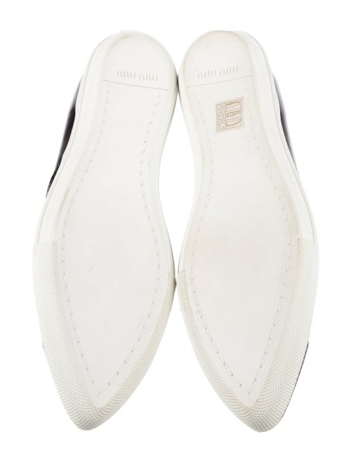 Miu Miu Leather Loafer Sneakers