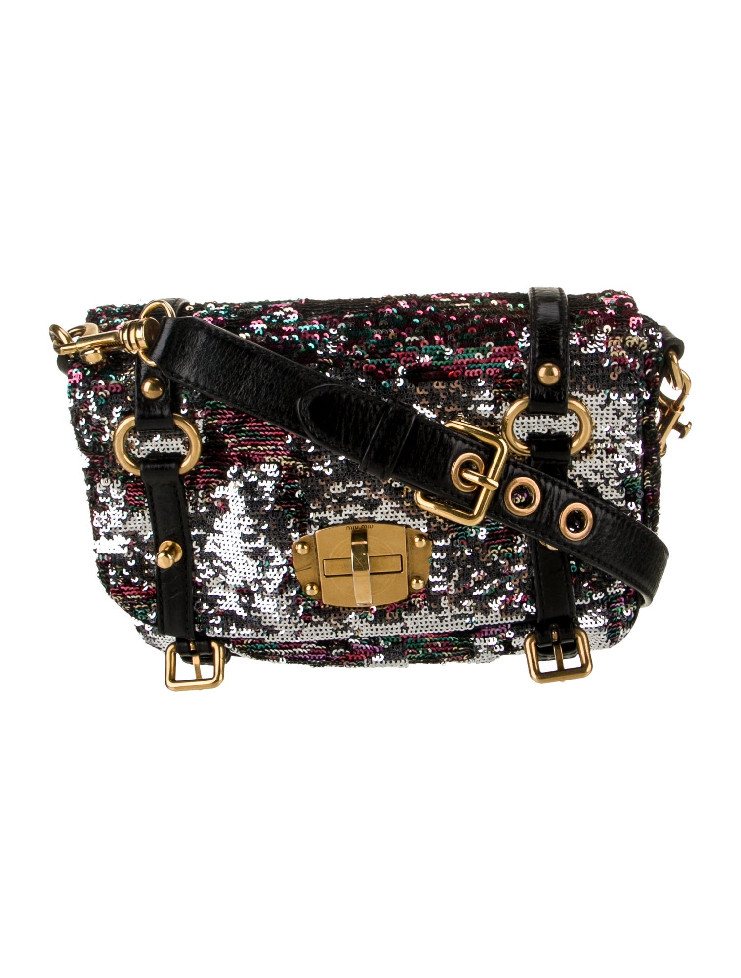 Miu Miu Sequins Crossbody Bag