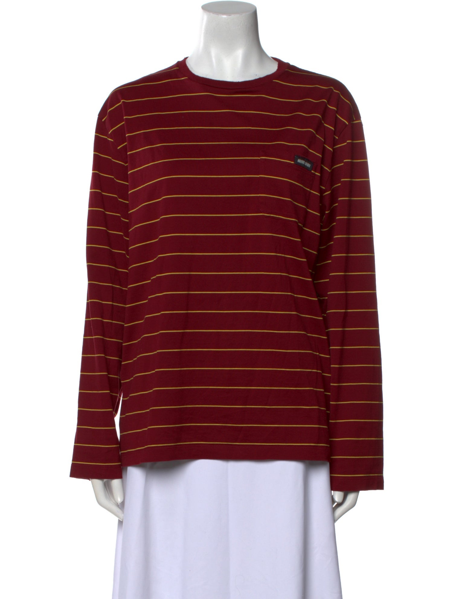 Miu Miu 2025 Striped Sweatshirt