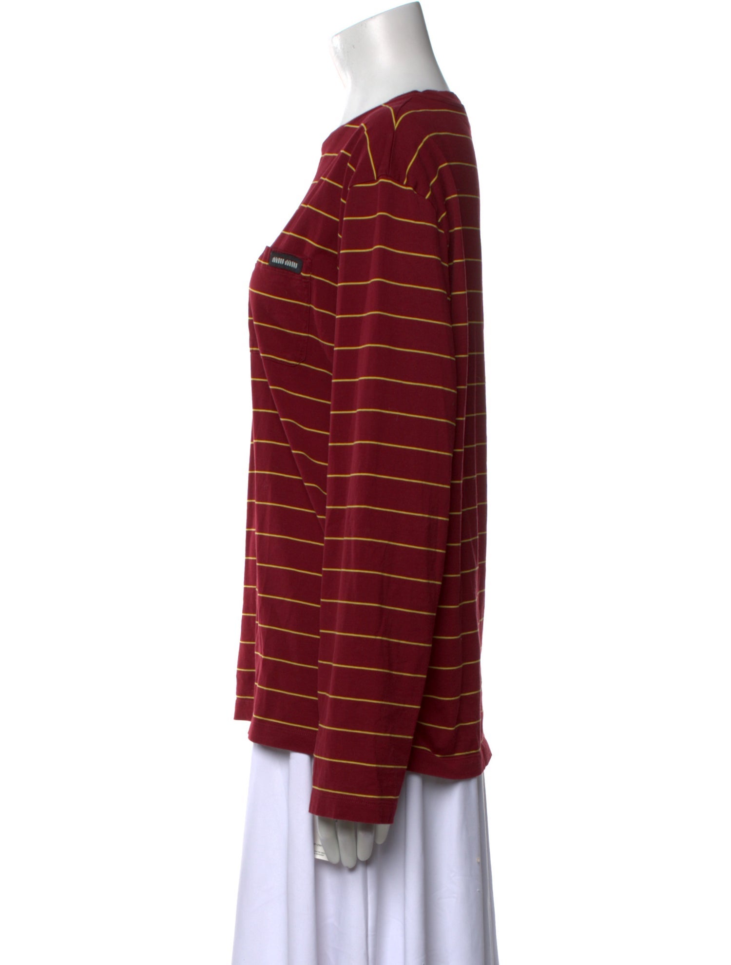 Miu Miu 2025 Striped Sweatshirt