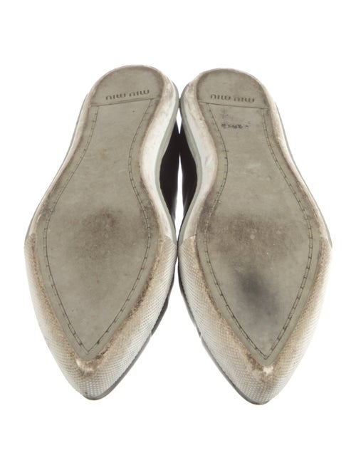 Miu Miu Leather Loafers