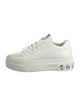 Miu Miu Patent Leather Crystal Embellishments Sneakers