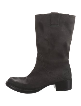 Miu Miu Suede Moto Boots