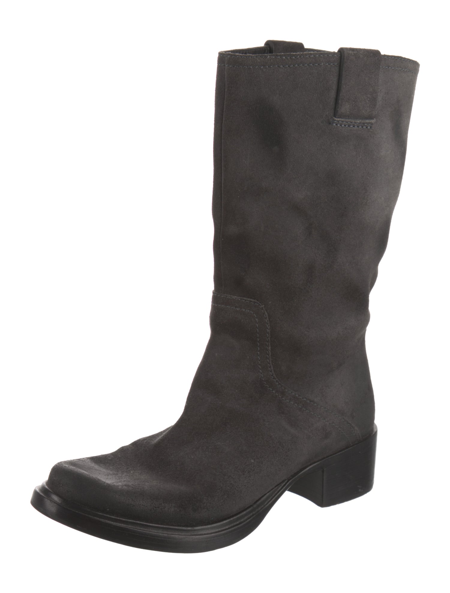 Miu Miu Suede Moto Boots