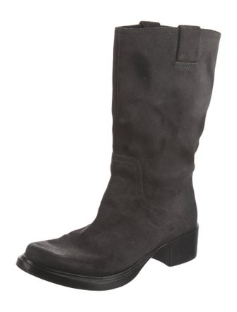 Miu Miu Suede Moto Boots