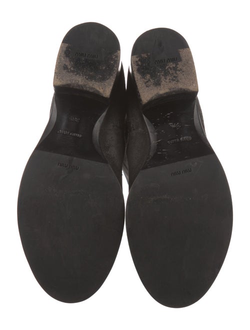 Miu Miu Suede Moto Boots