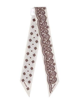 Miu Miu Printed Scarf