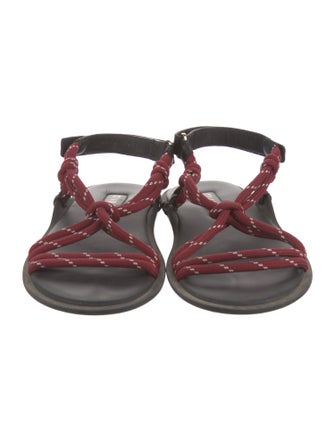 Miu Miu Leather Slingback Sandals