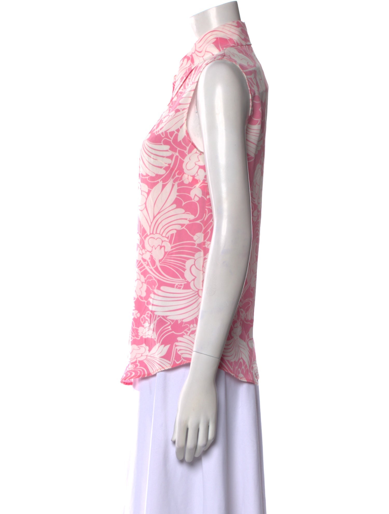 Miu Miu 2014 Silk Button-Up Top