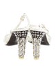 Miu Miu Patent Leather Crystal Embellishments Slingback Sandals