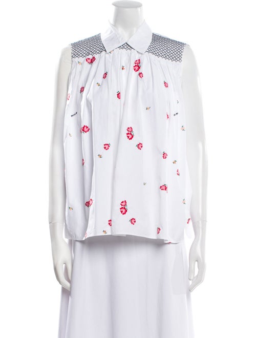 Miu Miu 2019 Printed Button-Up Top