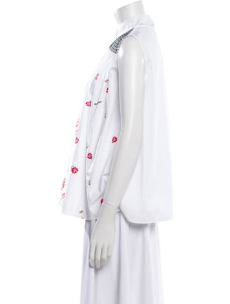 Miu Miu 2019 Printed Button-Up Top