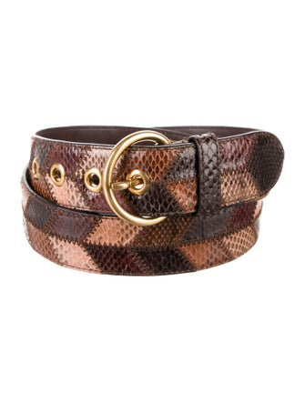 Miu Miu Snakeskin Belt