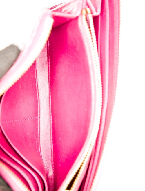 Miu Miu Embossed Leather Continental Wallet