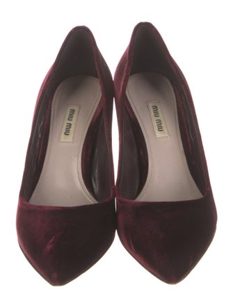 Miu Miu Velvet Pumps