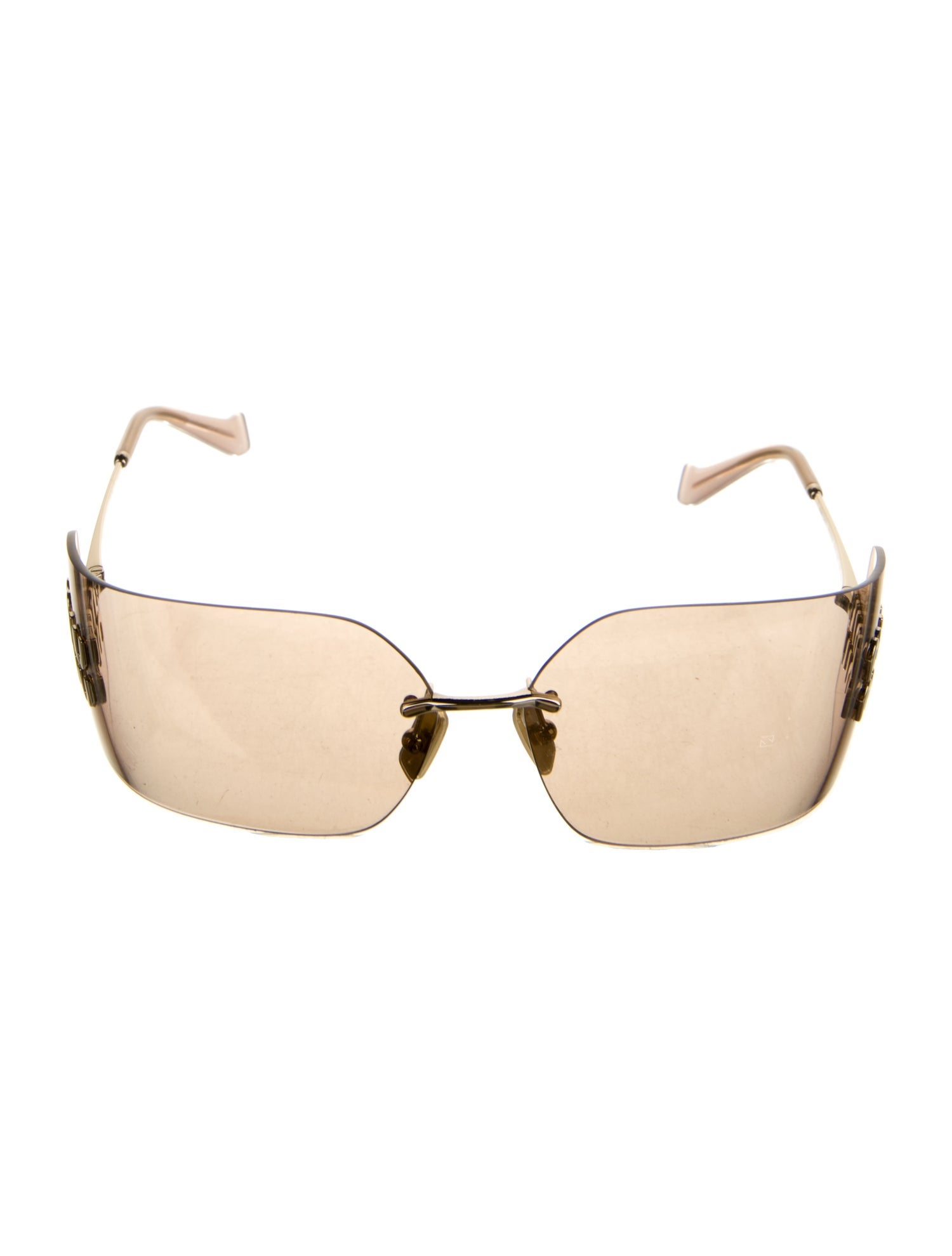 Miu Miu Irregular Square Sunglasses