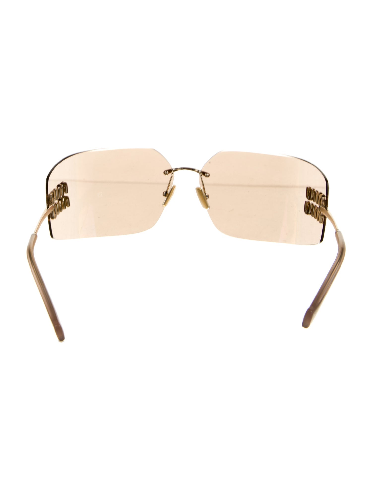 Miu Miu Irregular Square Sunglasses
