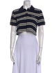 Miu Miu 2024 Striped Crop Top