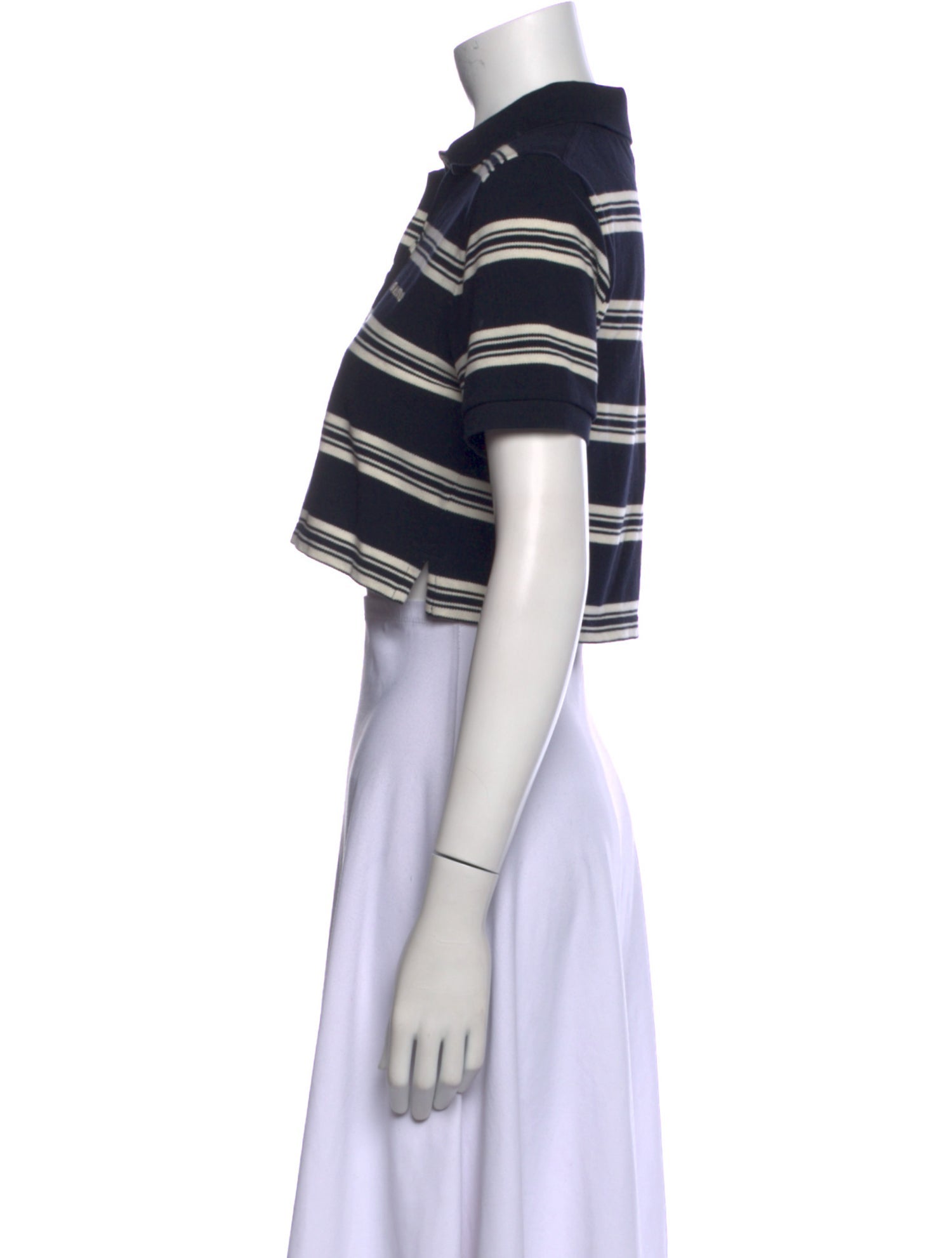 Miu Miu 2024 Striped Crop Top