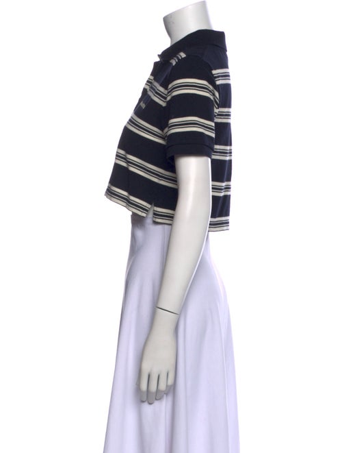 Miu Miu 2024 Striped Crop Top