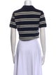 Miu Miu 2024 Striped Crop Top