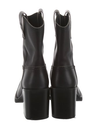 Miu Miu Leather Western Boots