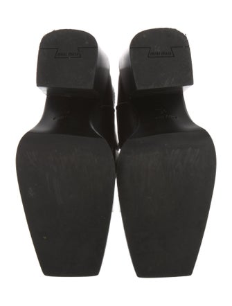 Miu Miu Leather Western Boots