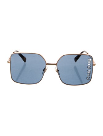 Miu Miu Square Tinted Sunglasses