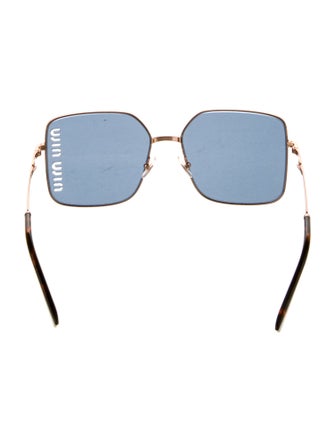 Miu Miu Square Tinted Sunglasses