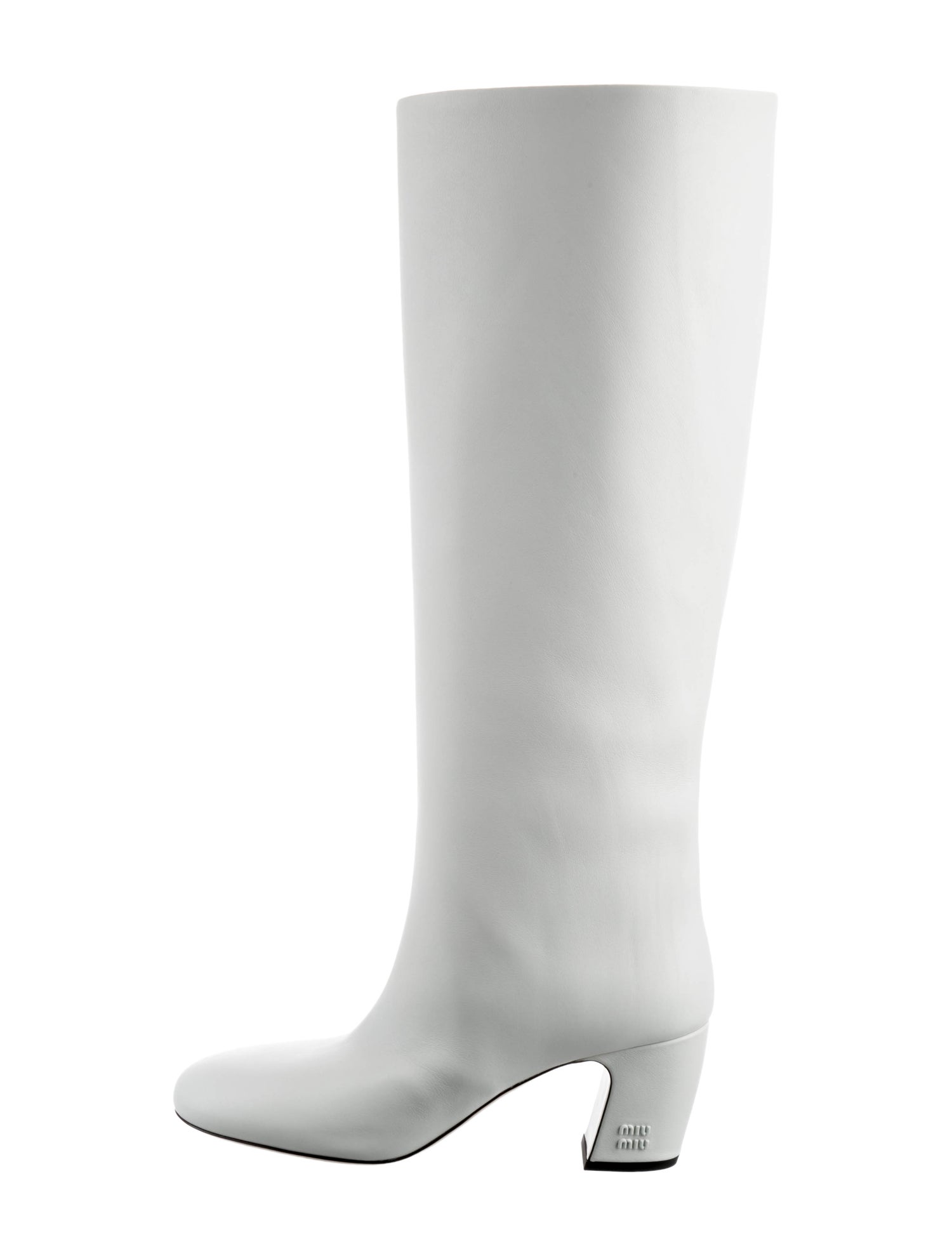 Miu Miu Leather Rain Boots