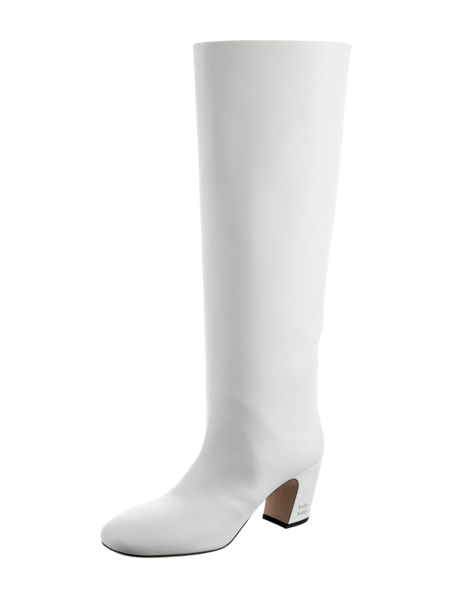 Miu Miu Leather Rain Boots