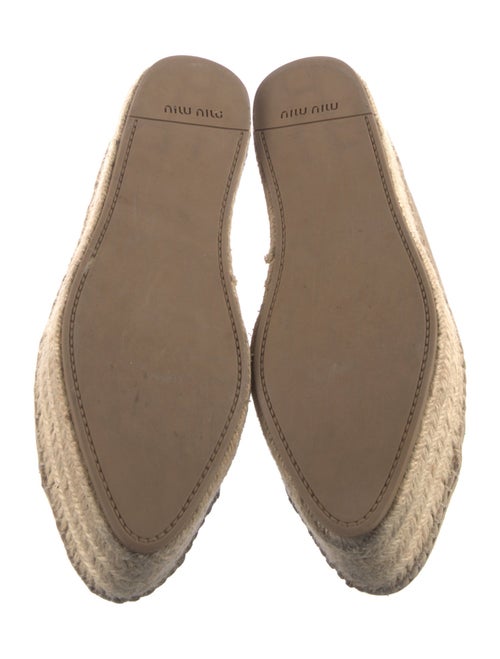 Miu Miu Suede Espadrille Sneakers