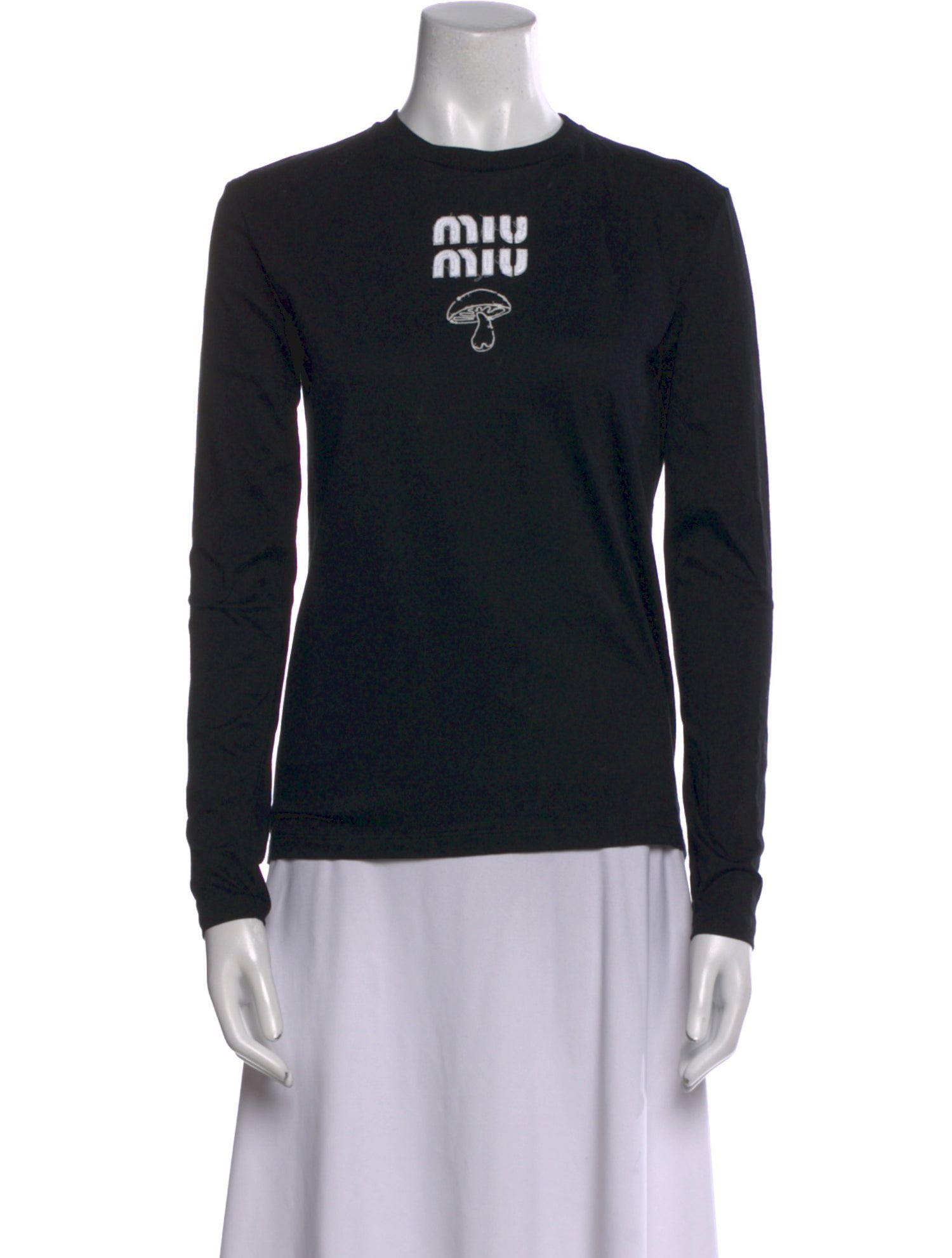 Miu Miu 2024 Graphic Print Sweatshirt