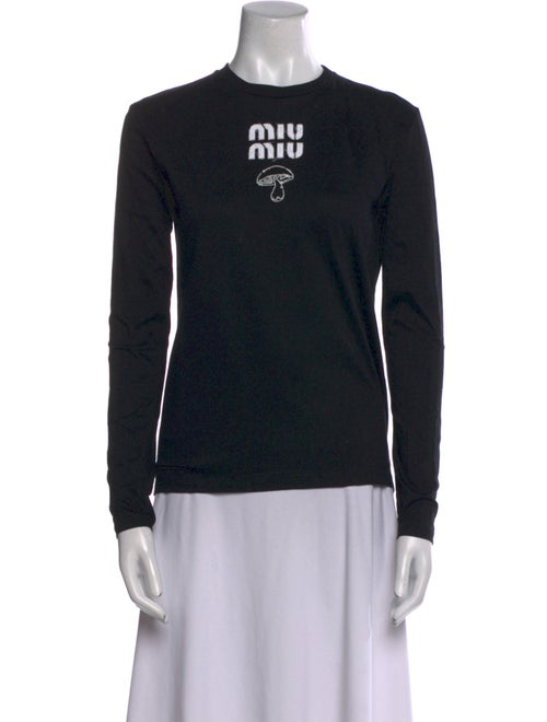 Miu Miu 2024 Graphic Print Sweatshirt