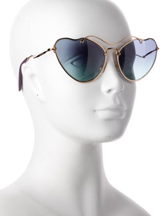 Miu Miu Cat-Eye Gradient Sunglasses