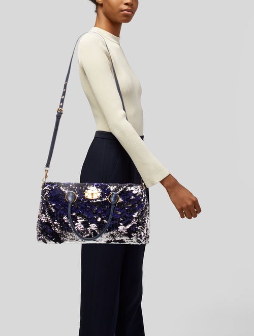 Miu Miu Sequins Top Handle Bag