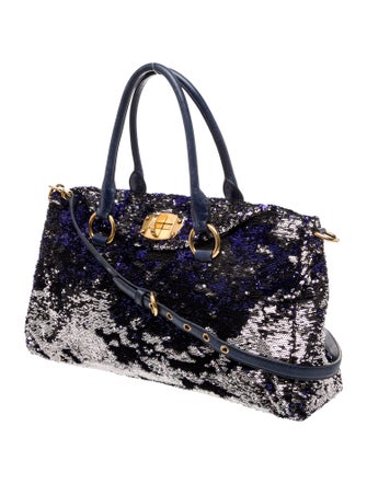 Miu Miu Sequins Top Handle Bag