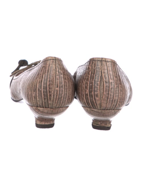 Miu Miu Leather Animal Print Pumps