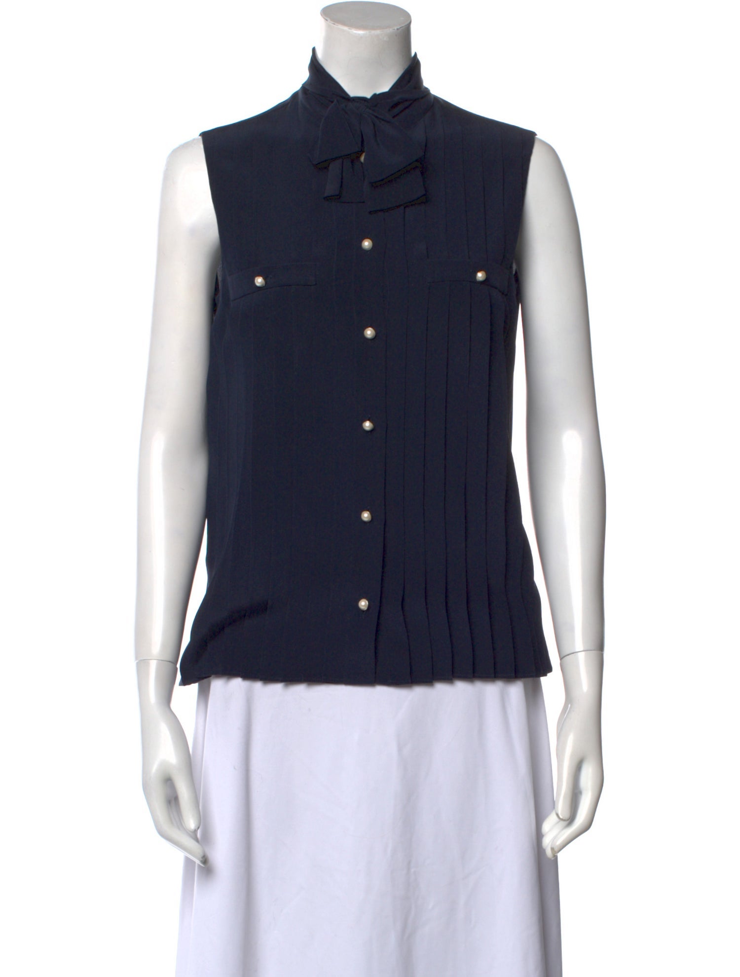 Miu Miu 2018 Silk Button-Up Top