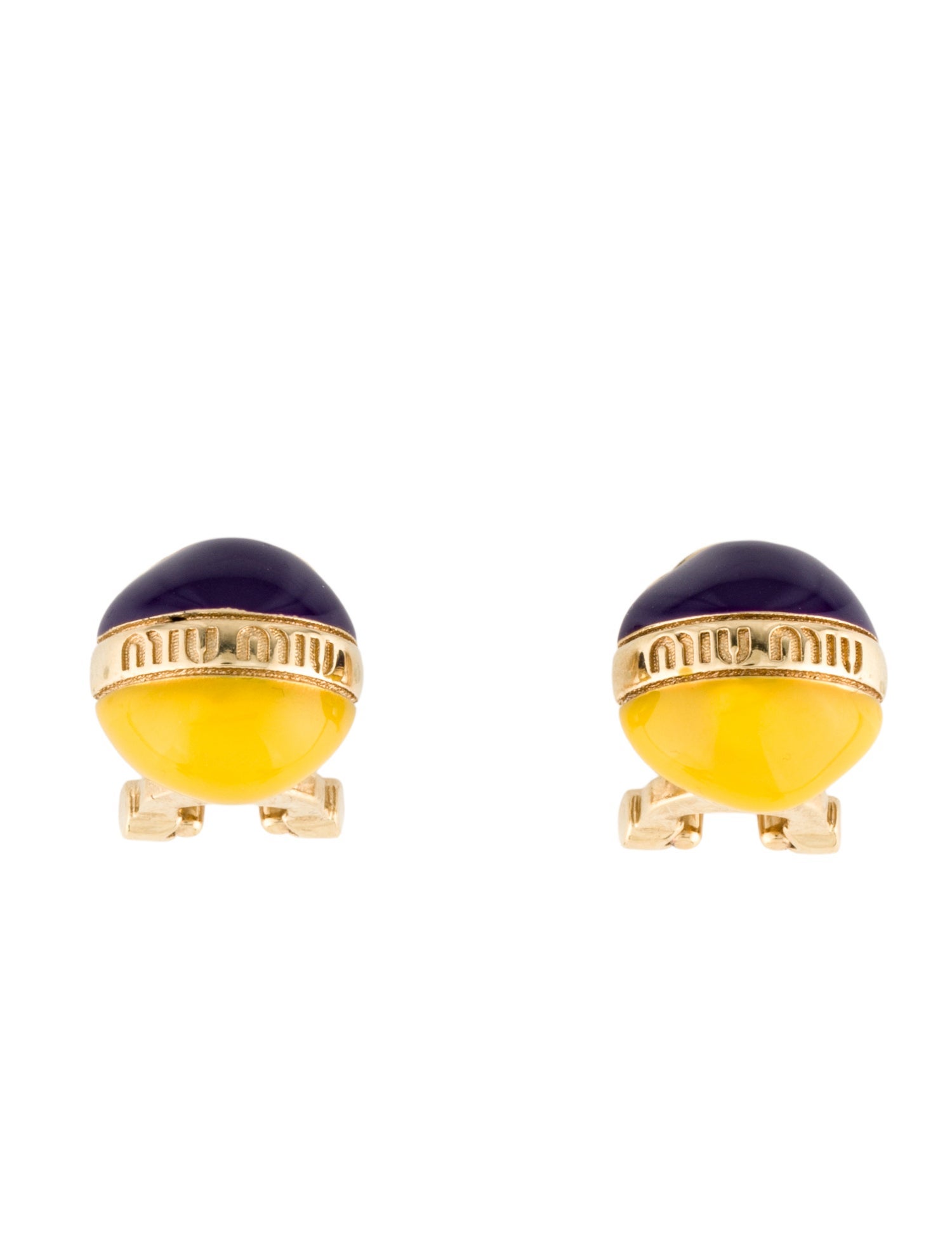 Miu Miu x Nathalie Djurberg & Hans Berg Resin Clip-On Earrings