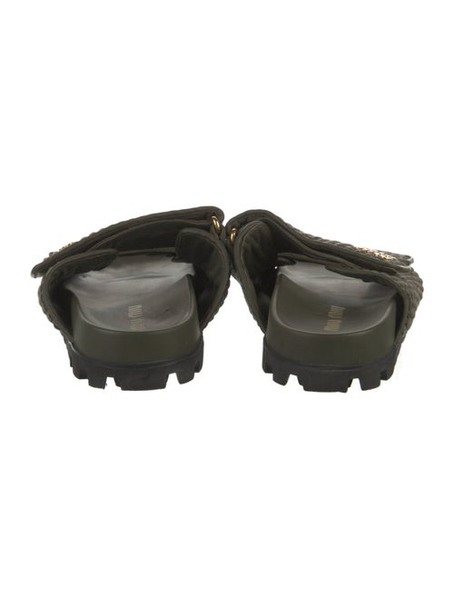 Miu Miu Raffia Slides