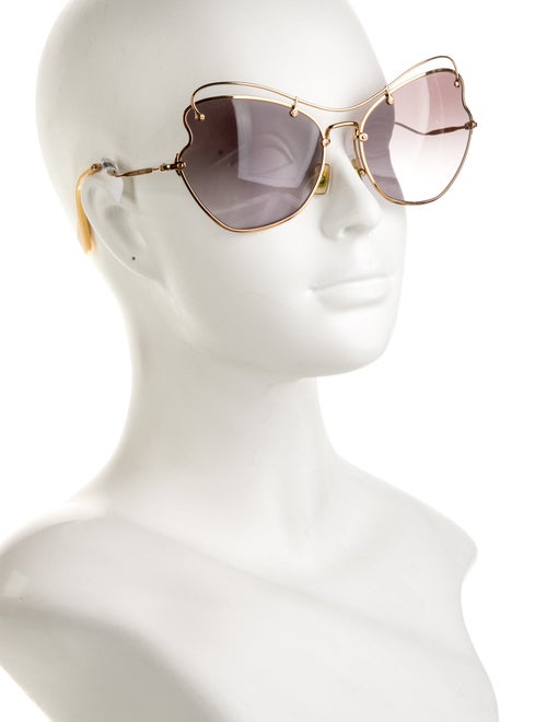 Miu Miu Cat-Eye Gradient Sunglasses