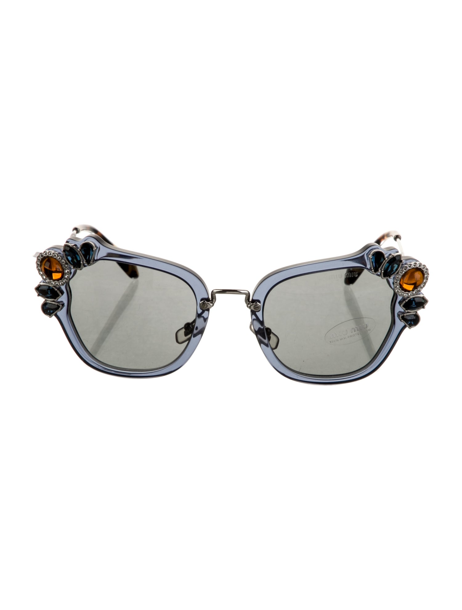 Miu Miu Round Tinted Sunglasses
